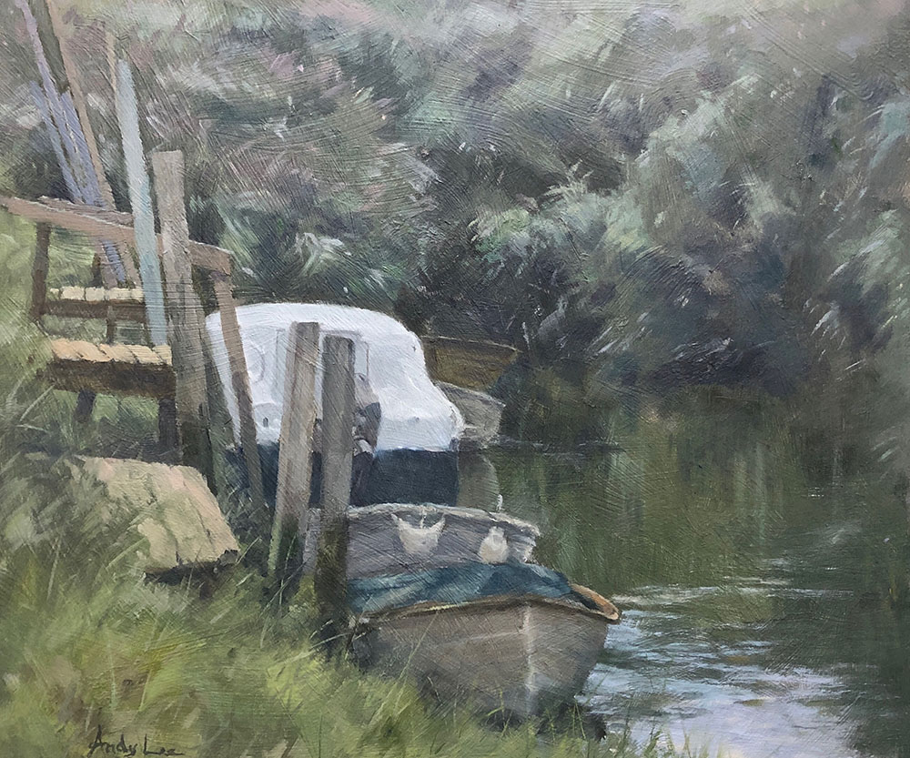 Moored Boats, Stiffkey